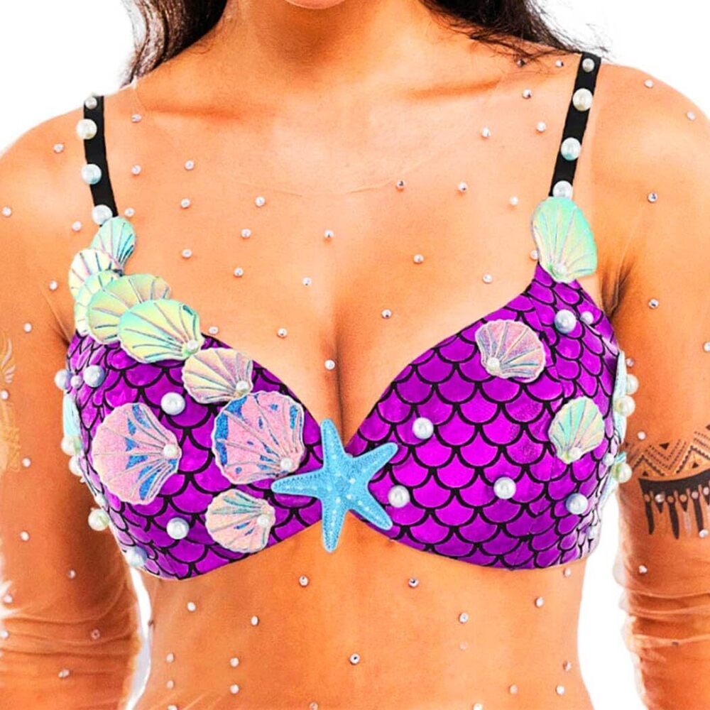6196 Shell Starfish Bra Top Seashell Mermaid Costume Bikini Bra Summer